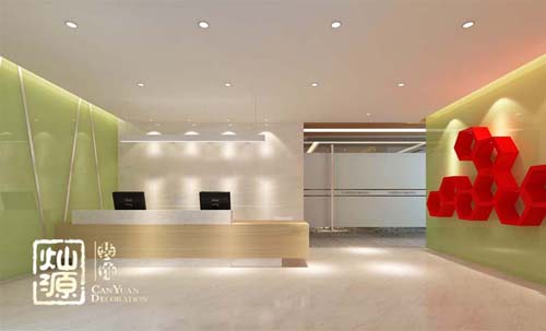 辦公室裝修前臺效果圖 辦公室裝修前臺效果圖