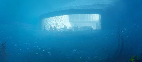 又是別人家的餐廳設(shè)計，北歐少有的水下餐廳要開業(yè)了