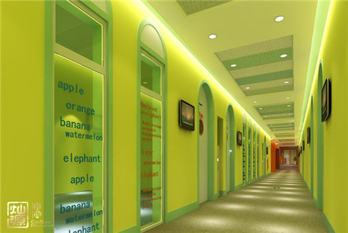 培訓(xùn)學(xué)校裝修設(shè)計-走道