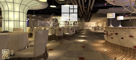 驚艷色調(diào)的餐廳設(shè)計，讓你不由自主的進來