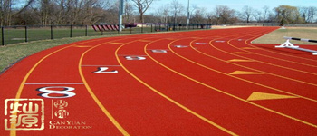 保障學(xué)生健康，南寧學(xué)校裝修拒絕毒跑道