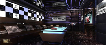 即使預算有限KTV裝修也要注重突出主題的背景墻