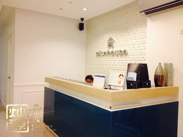 燦源裝飾按需設(shè)計(jì)理念實(shí)現(xiàn)40平小型美容店功能最大化