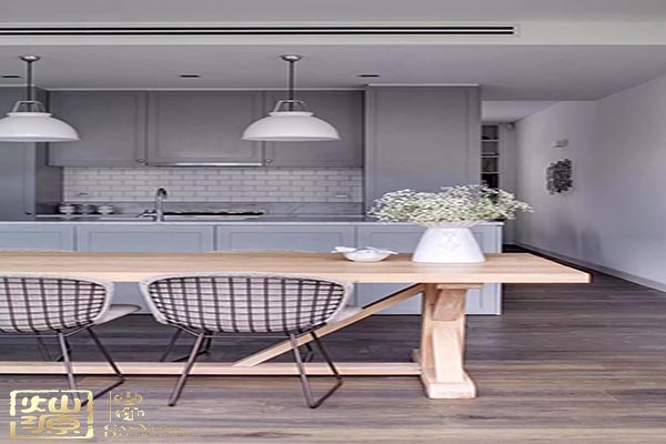 開(kāi)放式廚房裝修實(shí)景圖