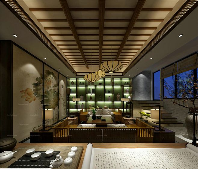 茶樓餐飲空間設(shè)計圖片-燦源 茶樓餐飲空間設(shè)計圖片-燦源