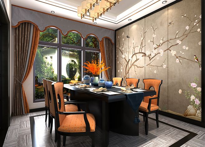 中式餐廳設計重點，每個人都喜歡的古典而優(yōu)雅