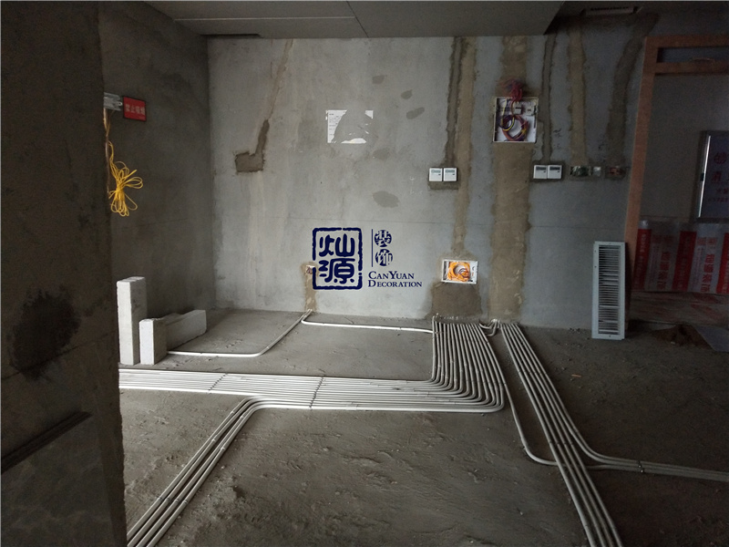 辦公室裝修電路施工現(xiàn)場(chǎng)圖