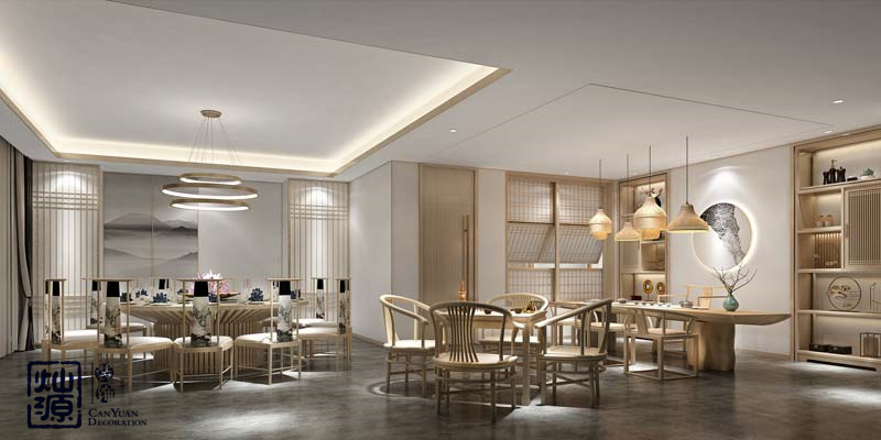 靜下來，感受生活—4w塊極簡風茶藝生活館設(shè)計效果圖案例分析，你覺得值嗎？