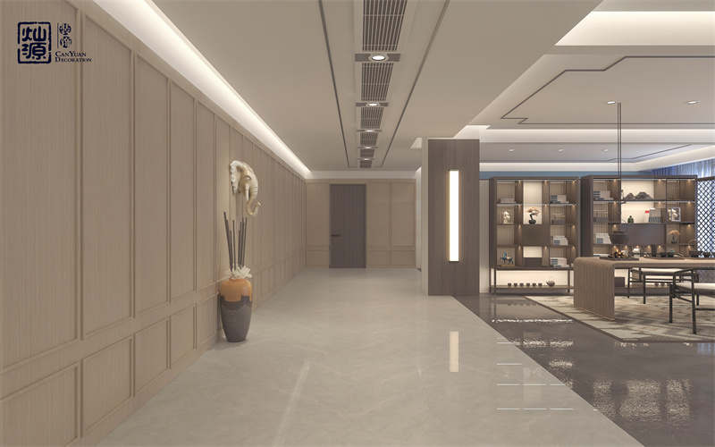 老板辦公室裝修效果圖&mdash;過道1