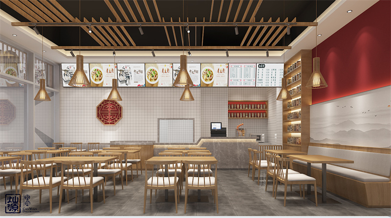 南寧快餐店設(shè)計(jì)裝修效果圖 南寧快餐店設(shè)計(jì)裝修效果圖