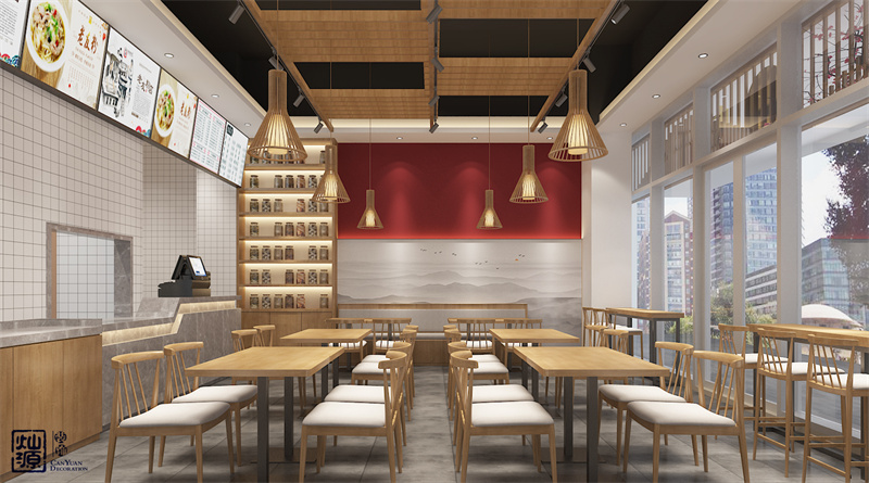 南寧快餐店設(shè)計(jì)裝修效果圖 南寧快餐店設(shè)計(jì)裝修效果圖