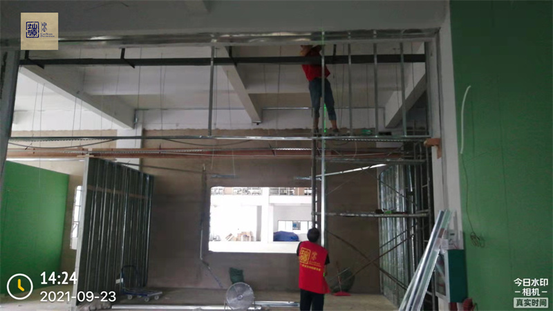 南寧辦公室裝修公司&mdash;燦源裝飾施工現(xiàn)場