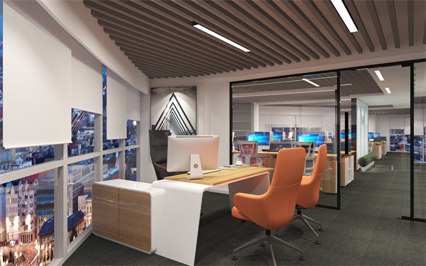 南寧辦公室裝修公司設(shè)計(jì)效果圖&mdash;燦源裝飾