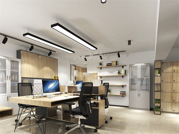 辦公室設(shè)計裝修效果圖&mdash;燦源裝飾