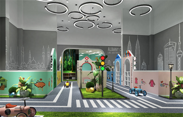 南寧幼兒園室內(nèi)設(shè)計(jì)效果圖&mdash;燦源裝飾
