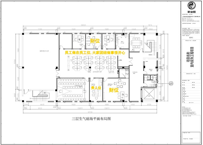 家業(yè)旺裝飾平面財(cái)位布局-