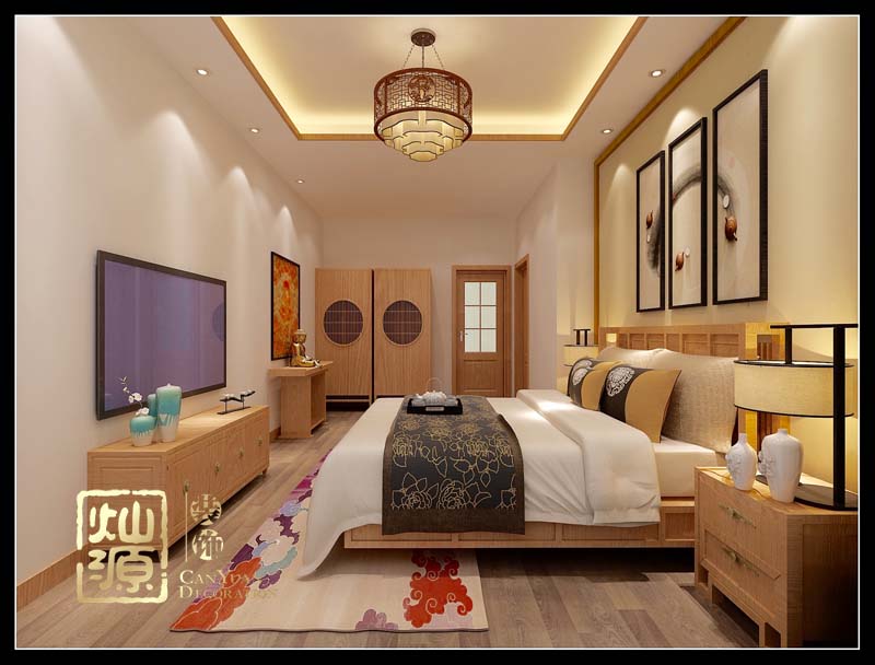 南寧私人會所設(shè)計(jì)裝修之臥室效果圖