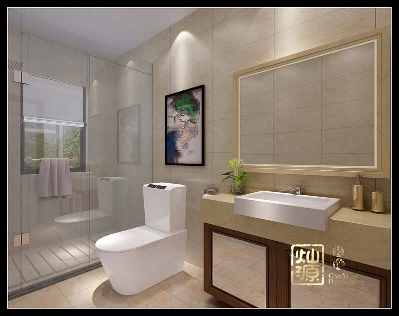 南寧私人會所設(shè)計(jì)裝修之衛(wèi)生間效果圖