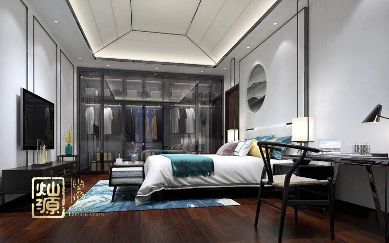 別墅設(shè)計主臥效果圖