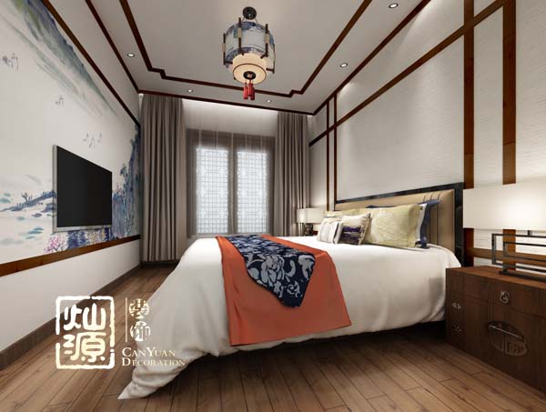 四合院別墅設(shè)計次臥實景圖