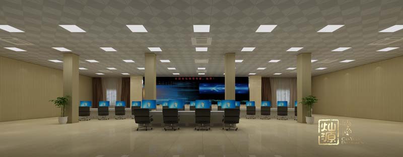 指揮控制調(diào)度中心辦公室設計裝修