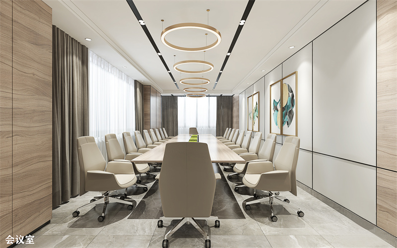 廣西榮基醫(yī)療機械有限公司辦公室設計裝修工程效果圖