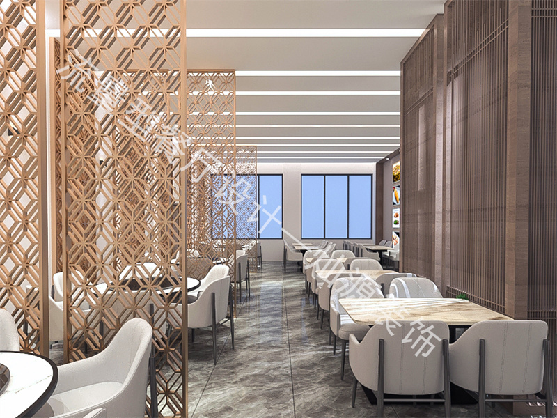 流量型餐廳設(shè)計(jì)效果圖&mdash;燦源裝飾