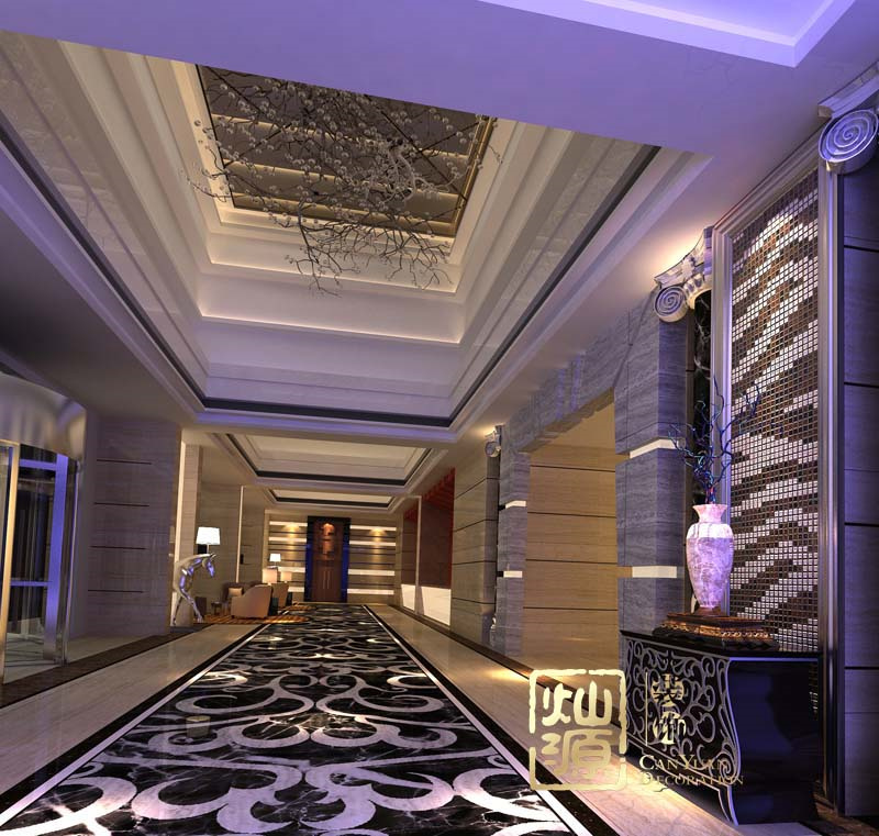 南寧主題酒店設(shè)計裝修效果圖&mdash;燦源裝飾