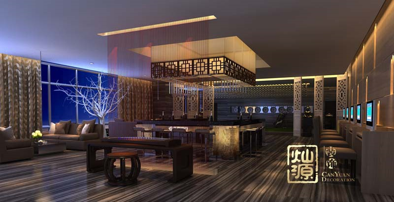 南寧主題酒店設(shè)計裝修效果圖&mdash;燦源裝飾