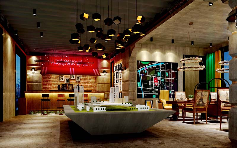 南寧售樓部設(shè)計裝修效果圖&mdash;燦源裝飾