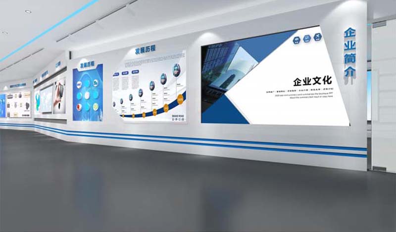 南寧企業(yè)展廳設(shè)計裝修效果圖&mdash;燦源裝飾