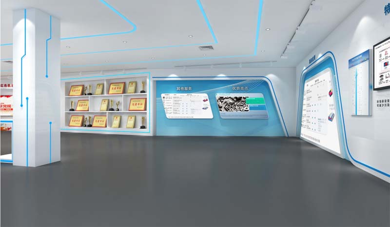 南寧企業(yè)展廳設(shè)計裝修效果圖&mdash;燦源裝飾