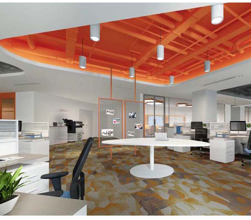 潮人潮色潮裝修，00后超愛辦公室設(shè)計(jì)裝修效果圖看這里！—燦源裝飾