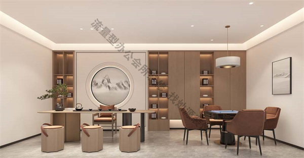 辦公會所設(shè)計裝修效果圖&mdash;燦源裝飾