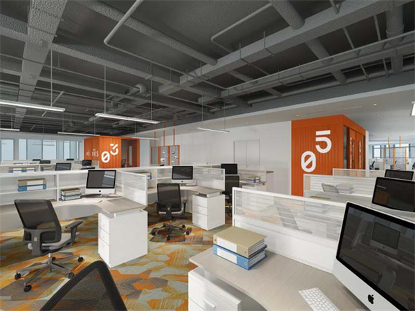 辦公室設(shè)計(jì)裝修效果圖&mdash;燦源裝飾